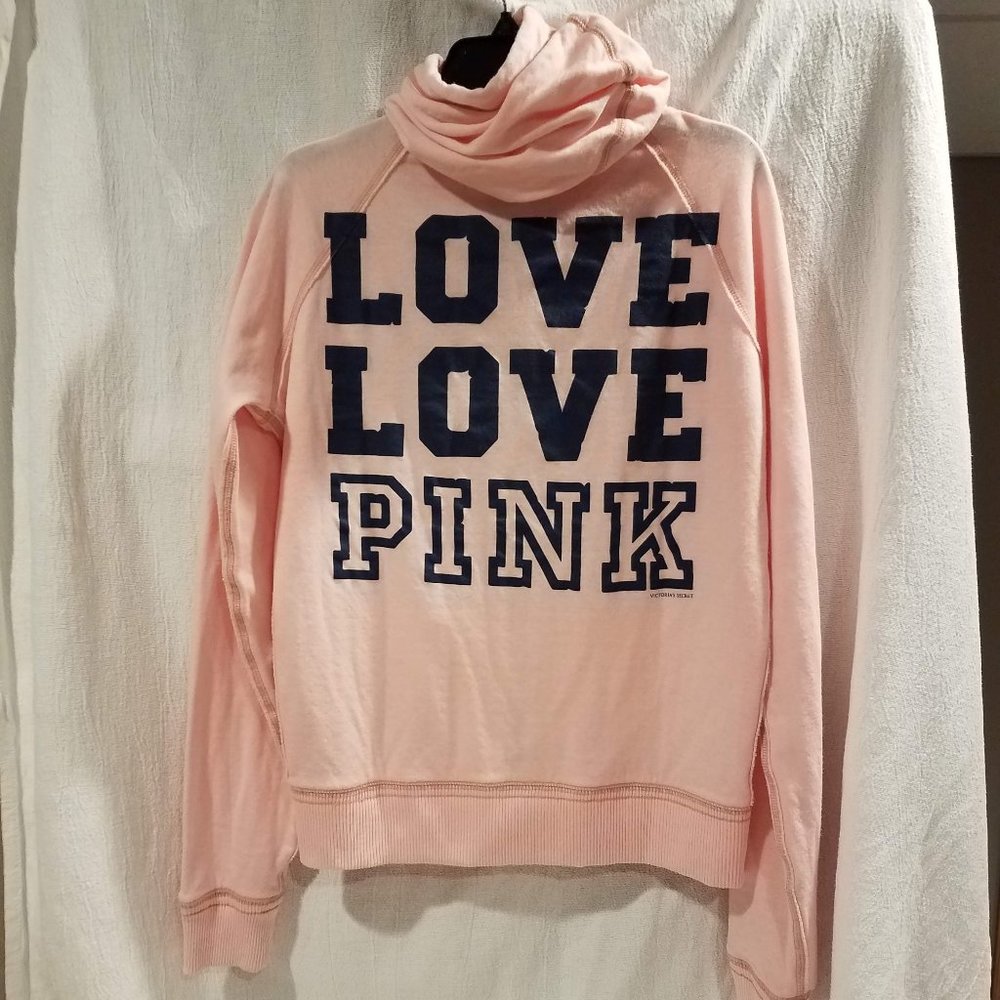 PINK Victoria Secret zip hooded sweatshirt